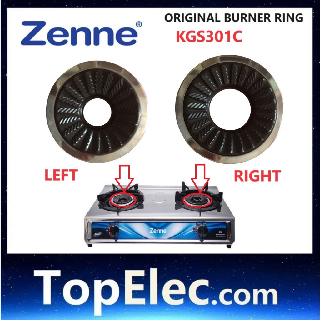 Zenne Gas Cooker Burner Ring For KGS301C KGS301C Gas Stove Outer