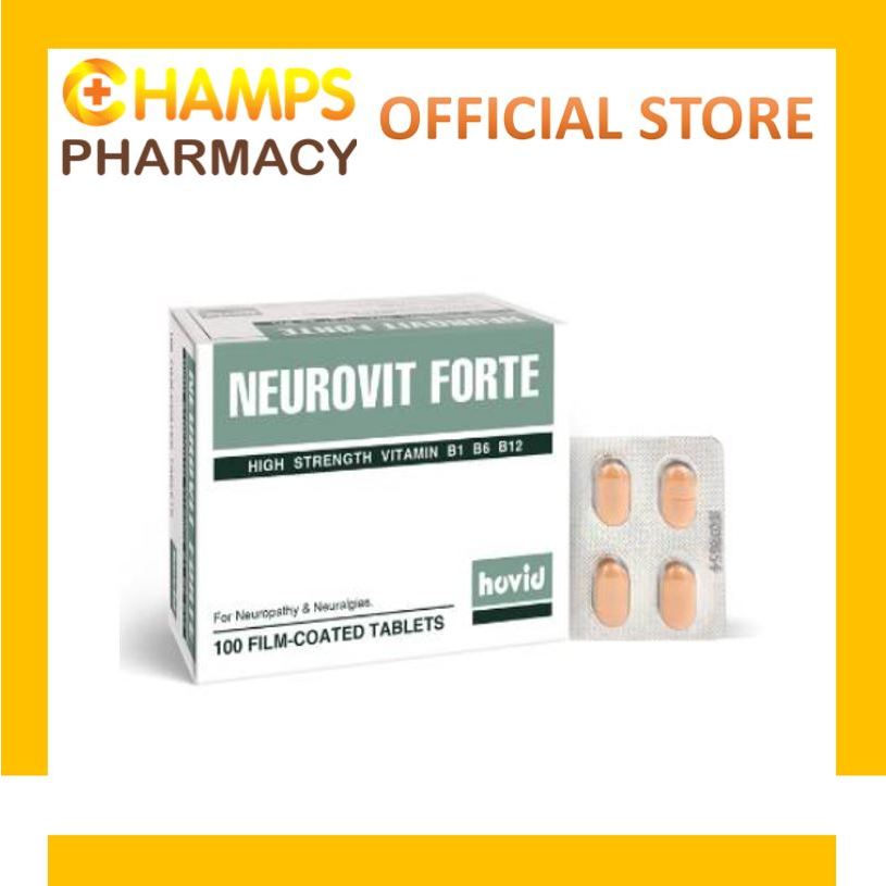 Hovid Neurovit Forte Tab -100's [EXP 7/2024] | Shopee Malaysia