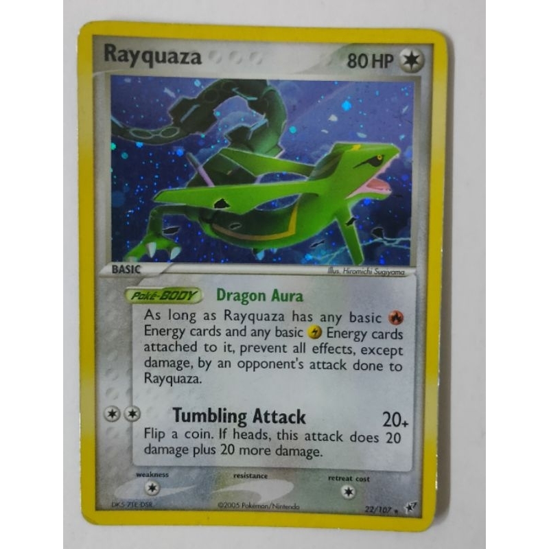 Rayquaza - 22/107 - Holo Rare Theme Deck Exclusive (Pokemon Theme Deck ...