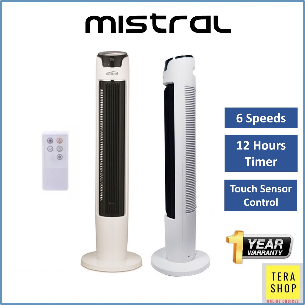 Mistral MFD4880R Remote Tower Fan 6 Speeds Fan with Remote Control Shopee Malaysia