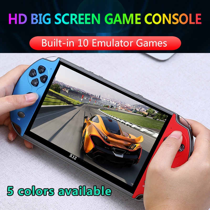 X12 Console 5.1 inch Portable Retro Video Game Console Handheld Game
