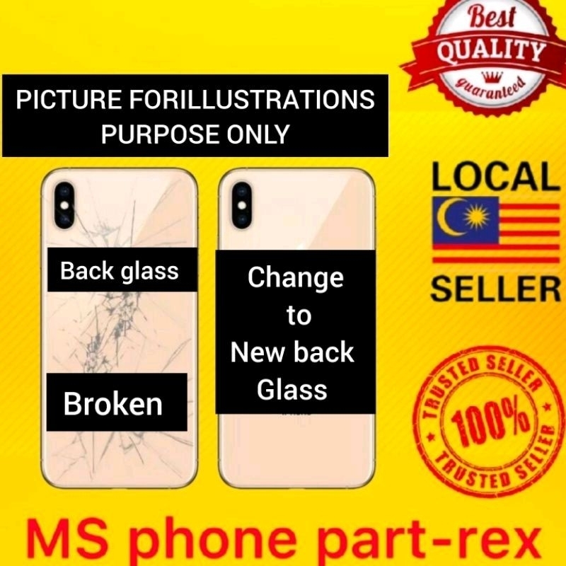 X BACK GLASS x back glass FOR X AND XS MODEL | Shopee Malaysia