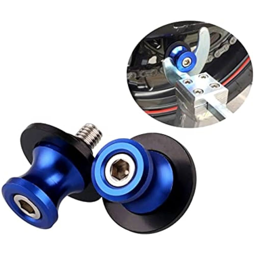 Spools (plotches) Pour Stand Moto - Aluminium Anodisé, Filetage M6 - Compatible MT-09, MT-10, Tracer, XSR...