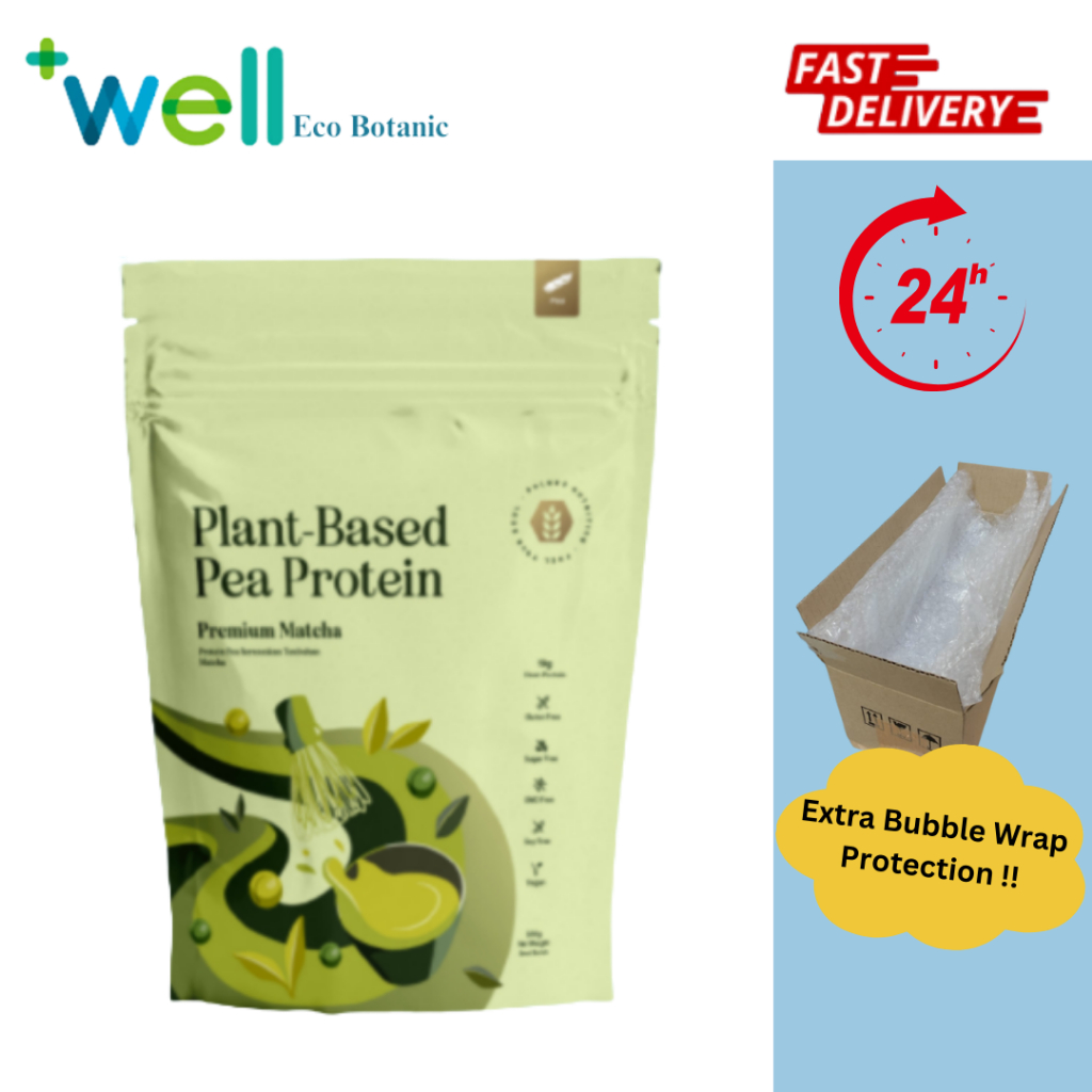 Soluxe Pea Protein Powder Flavor Macha/Chocolate/Original/Vietnamese