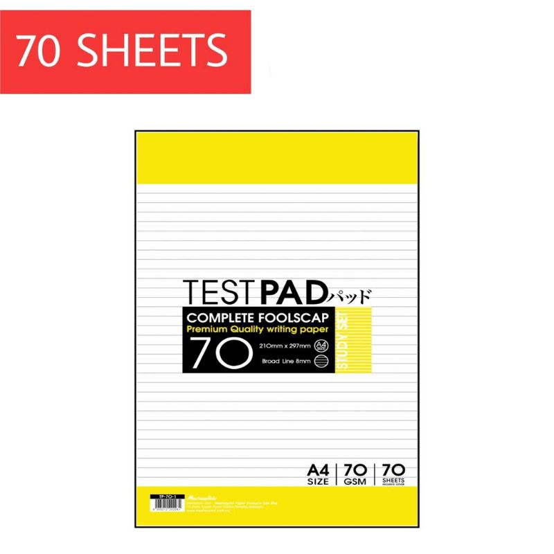 Masterprint Test Pad 70GSM (70sheet) 单线试纸 | Shopee Malaysia
