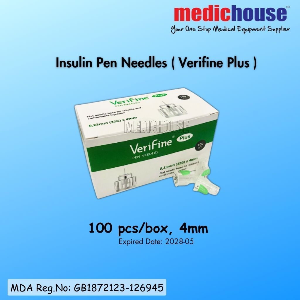 Verifine plus / Promisemed pen needles / jarum insulin (4MM 100pcs