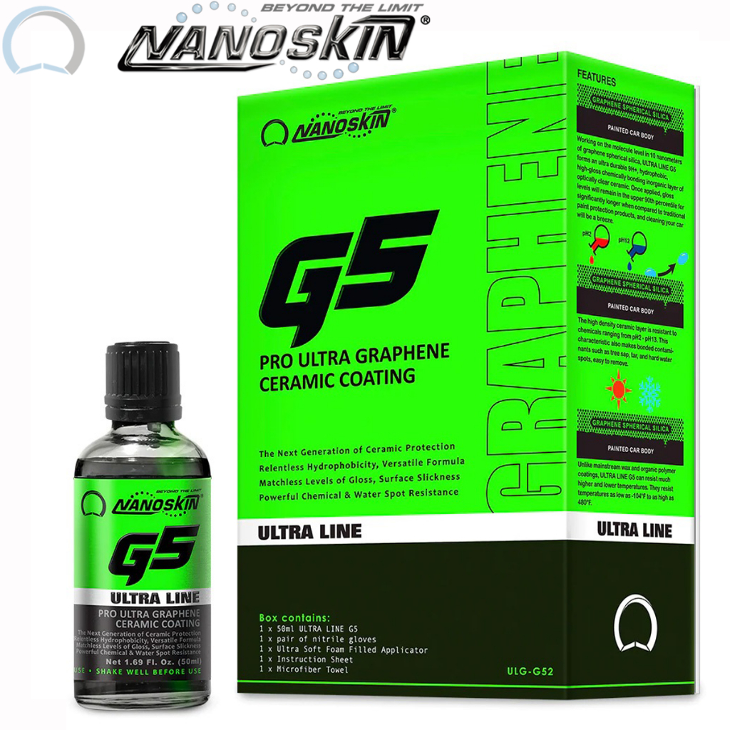 Nanoskin G5 Pro Ultra Graphene Ceramic Coating - 9H - 5 Year Coating ...