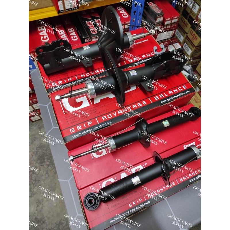 Proton Preve 1.6 CFE Suprima S Front and Rear Pair Gas Absorber Gab ...