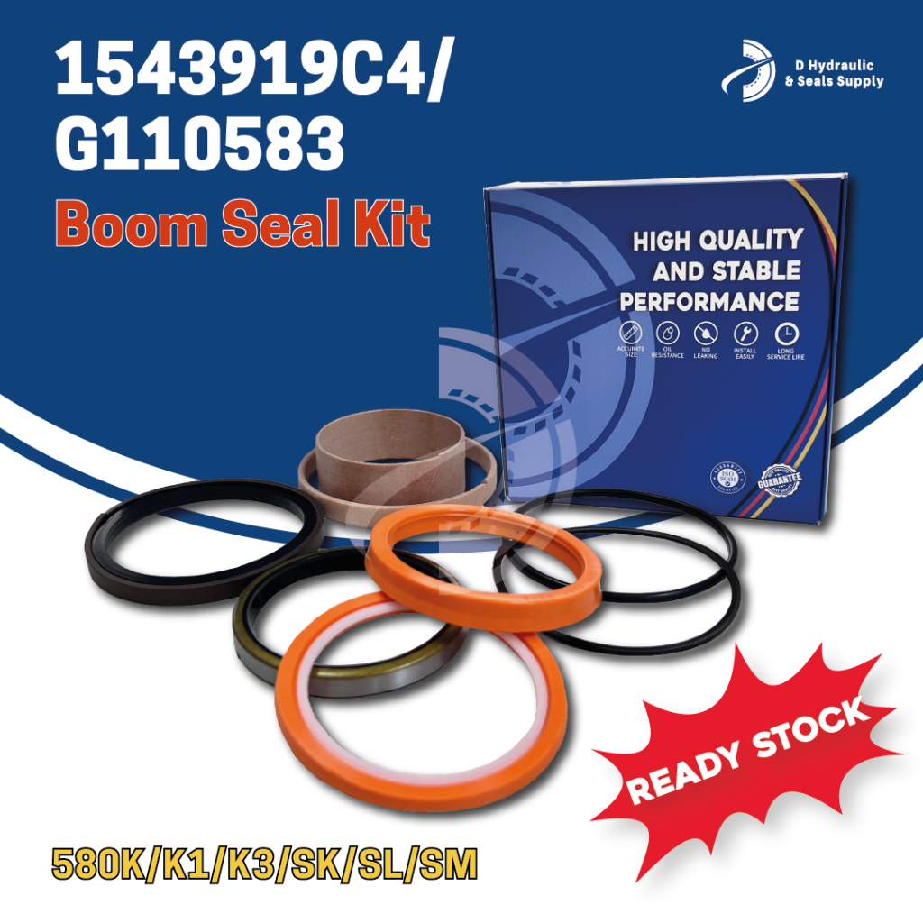 CASE 580K 580K1 580K3 580SK 580SL 580SM HYDRAULIC SEAL KIT BOOM SEAL KIT 1543919C4 / G110583
