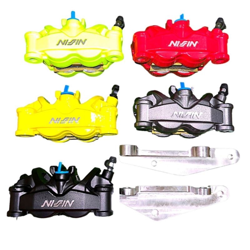 NISSIN XADV CNC CALIPER 4 POT SIAP BRACKET & SKRU Y15Z ZX150 LC135