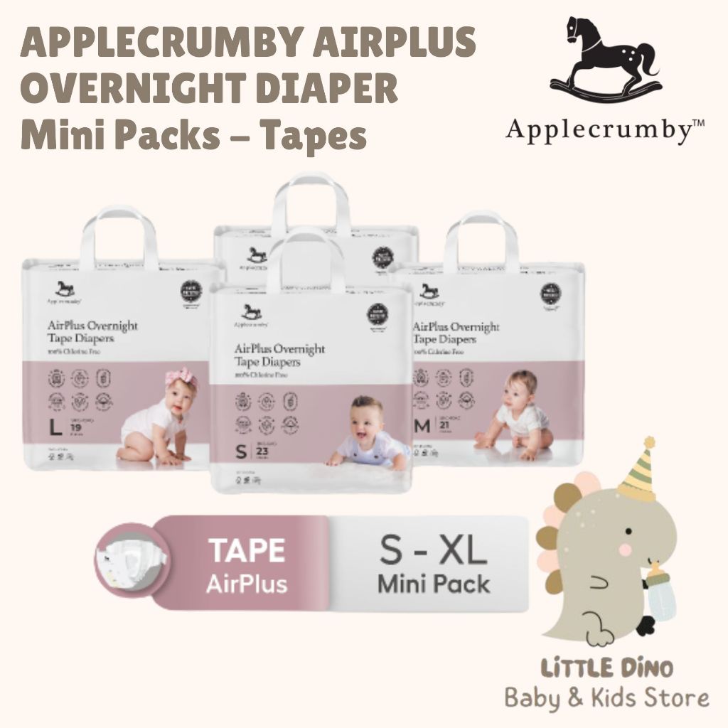 AirPlus Overnight Tape Newborn Diapers NB20 (4 Packs)