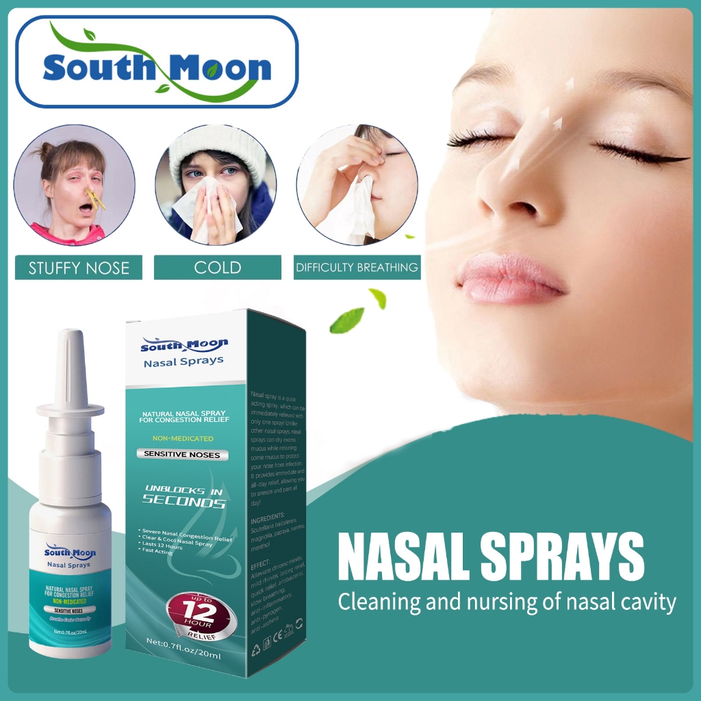 South Moon Sea Water Nasal Spray To Relieve Nasal Congestion Runny Nose