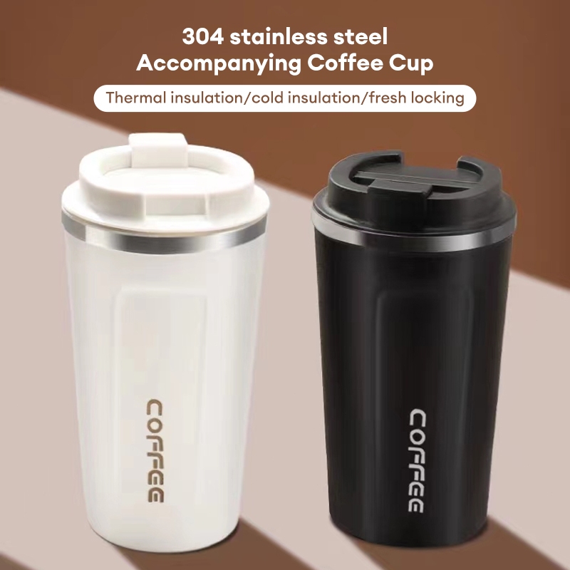 510ml Travel Coffee Mug Spill Proof Coffee Thermo Hot Coffee Tumbler