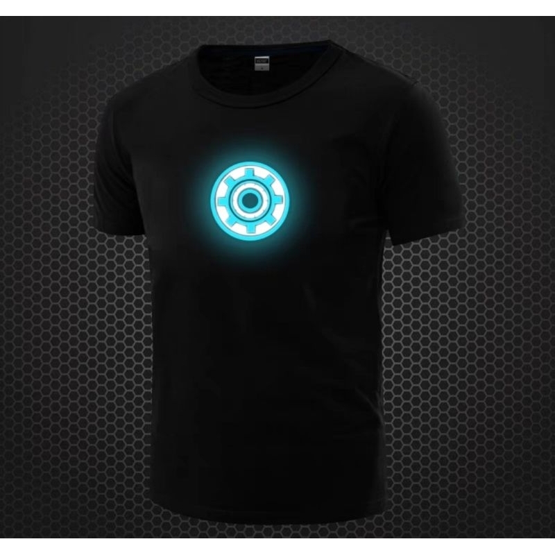 arc reactor tshirt tony stark | Shopee Malaysia