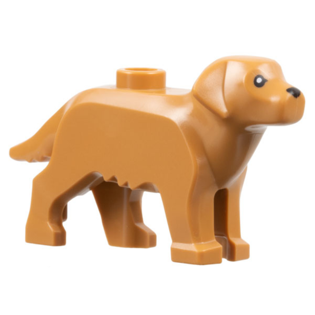 Lego golden retriever online figure