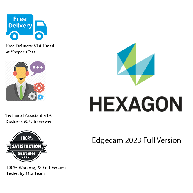 Edgecam 2023 Full Version | Shopee Malaysia