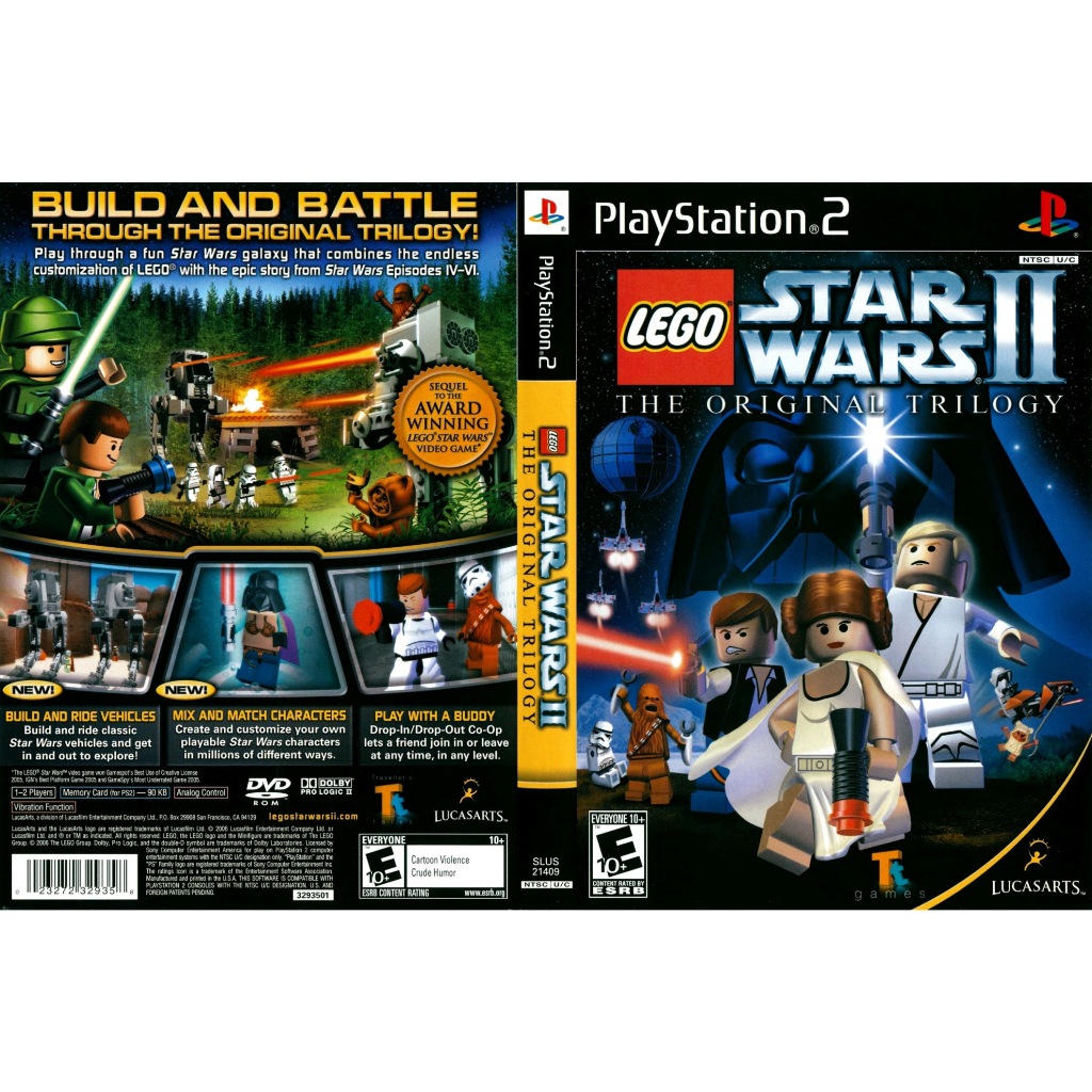 PS2 DVD Games LEGO Star Wars II The Original Trilogy Shopee Malaysia