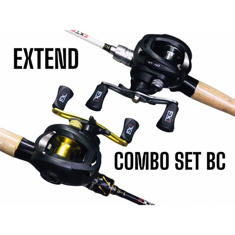 COMBO SET BC PROMAX EXTEND SHARK CASTING 5 AND 6 SERIES WITH EXTEND ...