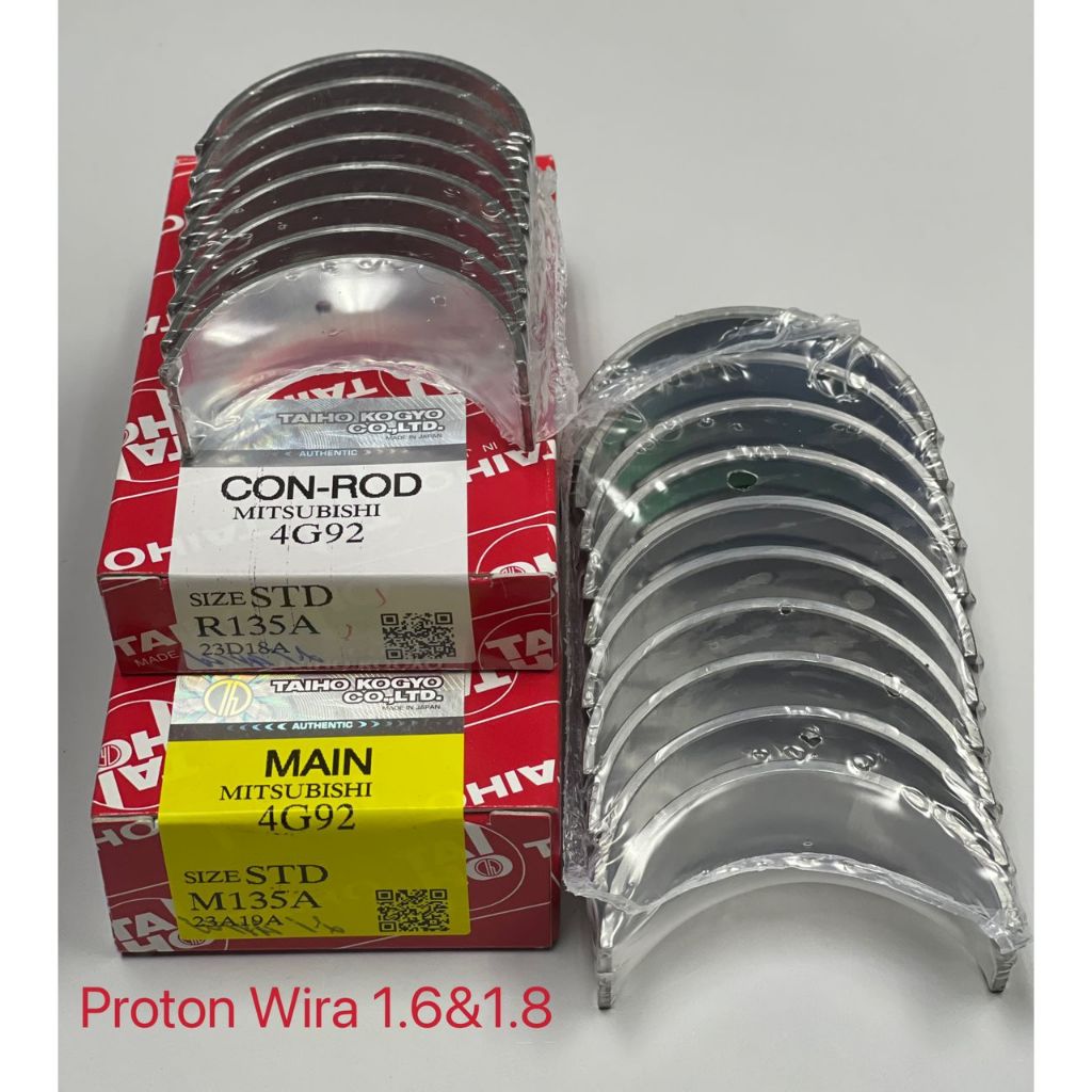 Taiho Engine Bearing Proton Wira 1.6/1.8 4G92 4G93 Main & Con Rod