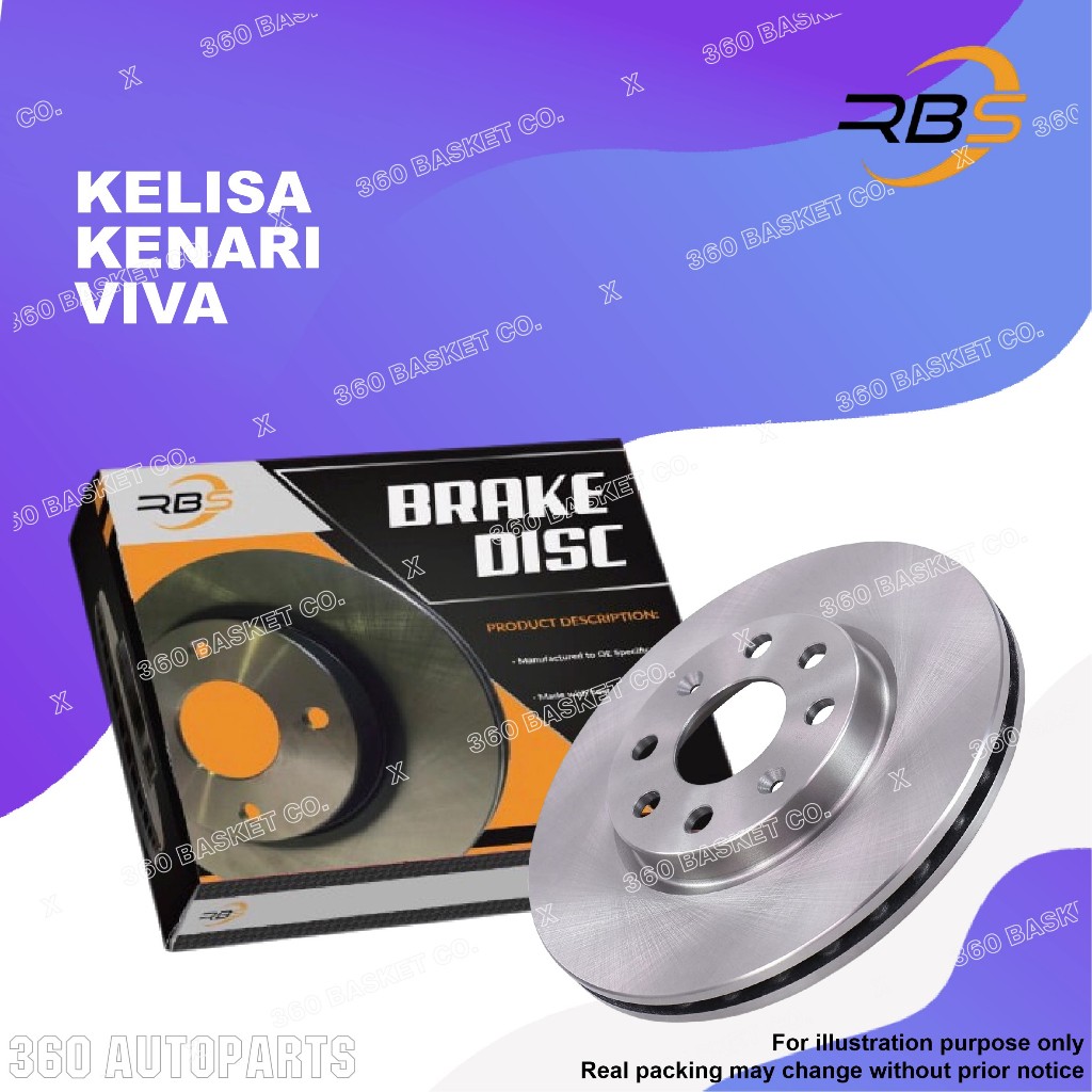 BRAKE DISC ROTOR PERODUA KENARI KELISA VIVA Shopee Malaysia