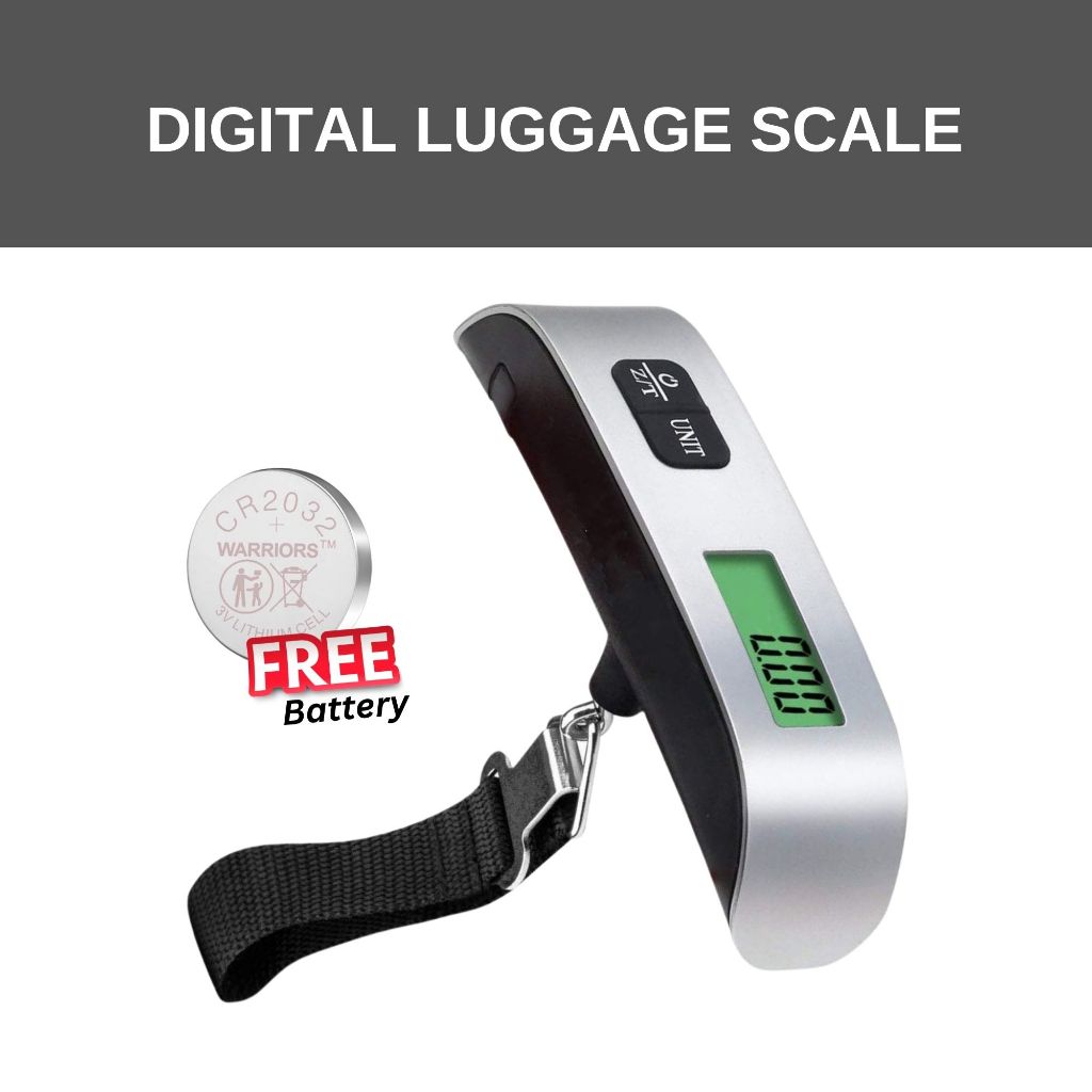 50KG LCD Display Digital Scale Luggage Scale Temperature Sensor For Travel Penimbang Berat