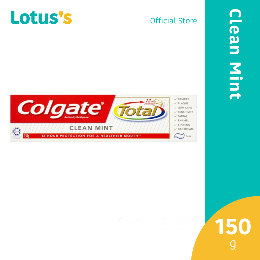 Colgate Toothpaste Total Clean Mint (150g) | Shopee Malaysia