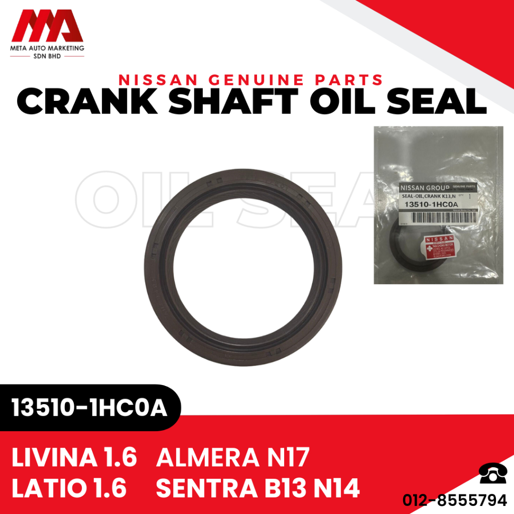 Stone Crankshaft Oil Seal 1351031U10 Fits: Nissan / Infiniti (Made In Japan - Foto 7