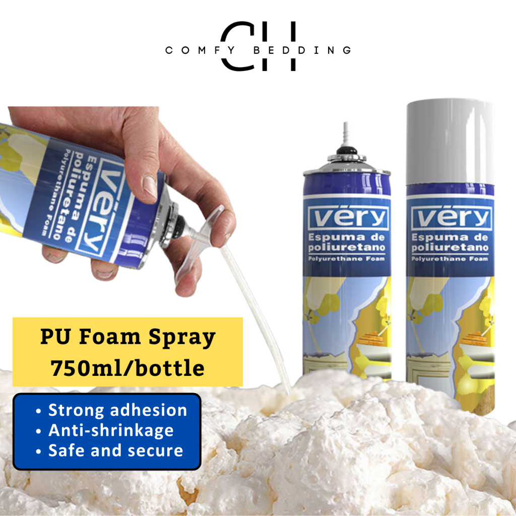 Vira Polyurethane Foam PU Foam Spray 750ml Waterproof Tutup Lubang Batu ...