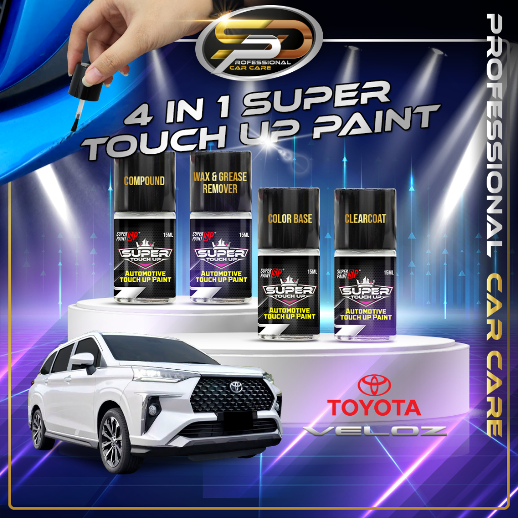 Toyota Veloz Original Touch Up Paint | Brush Type Touch Up Combo Set ...