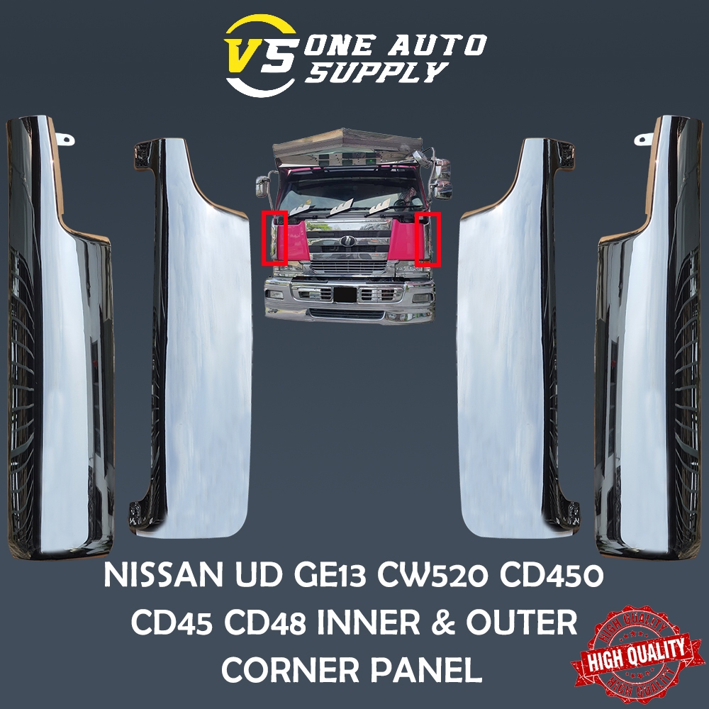 NISSAN UD GE13 CW520 CD450 CD45 CD48 INNER & OUTER CORNER PANEL ...