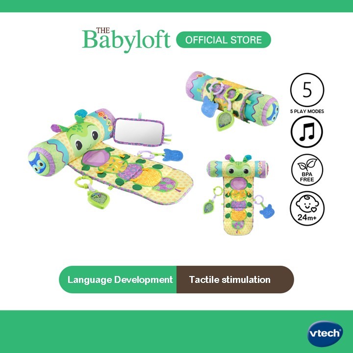 VTECH Tummy Time Play Pillow Roll a Pillar Baby Playmat 0+ months