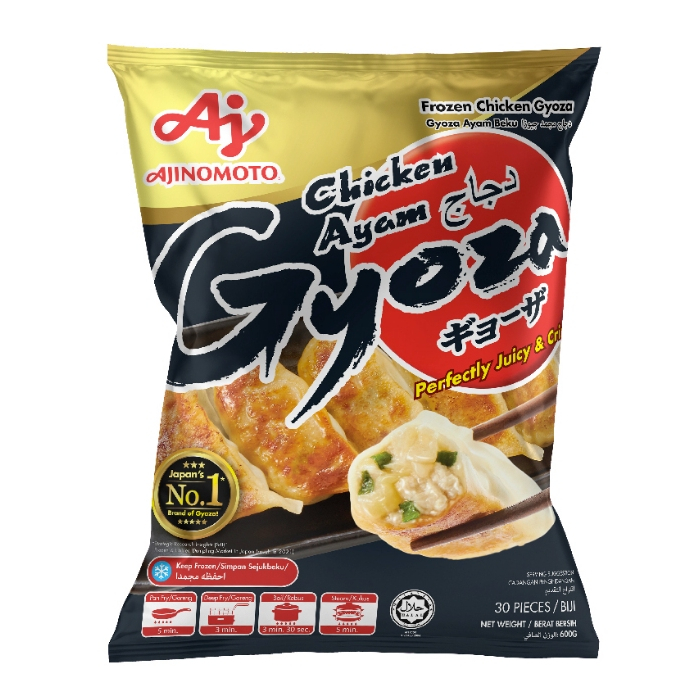 [Frozen] Ajinomoto Chicken Prawn Gyoza 30pcs (600g) Halal Japanese Chicken Prawn Dumpling [KL