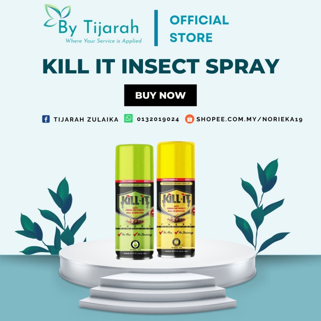 KILL IT SPRAY HAPUS LIPAS DAN SERANGGA Shopee Malaysia