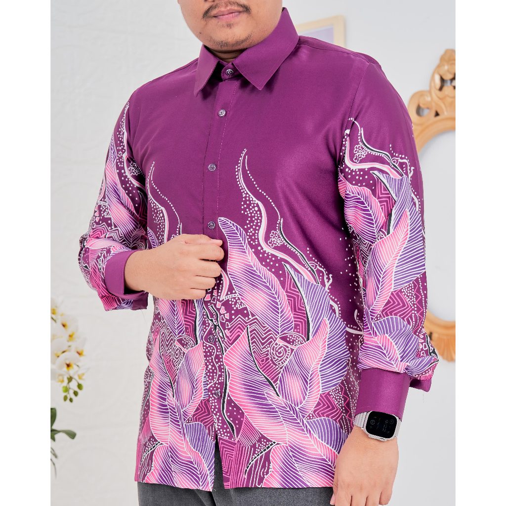 Batik Akasia Luvla,Baju Batik Lelaki, Batik Malaysia,Batik Lelaki,Baju