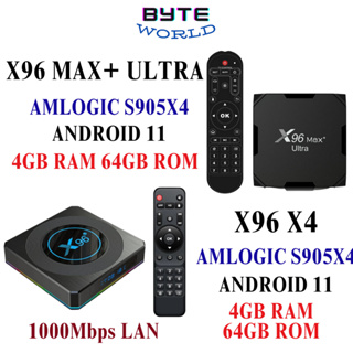 X96 Max Plus Amlogic Bluetooth Wi Fi Dual 4gb Ram 32gb.