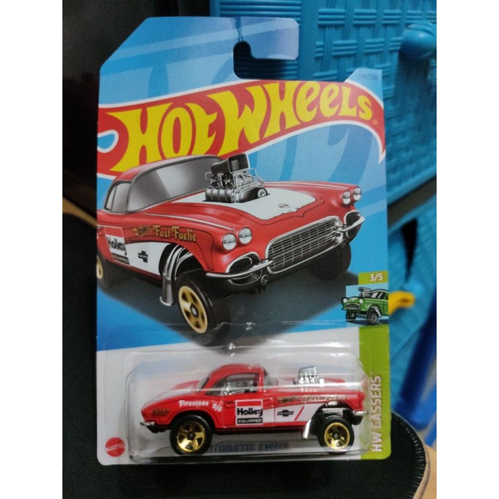 Hot Wheels 1/64 Corvette Gasser 1962 - Édition Mainline 2023 #3/5 - Neuf