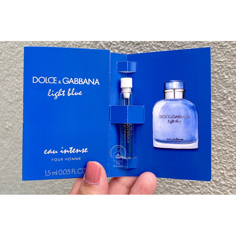 Dolce and gabbana discount light blue intense sample