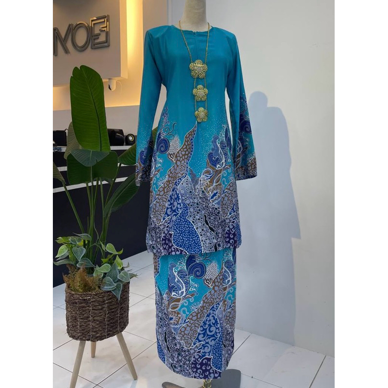 KURUNG MODEN WAJIDA CORAK BATIK | BATIK MALAYSIA | CORAK BATIK PRINTED ...