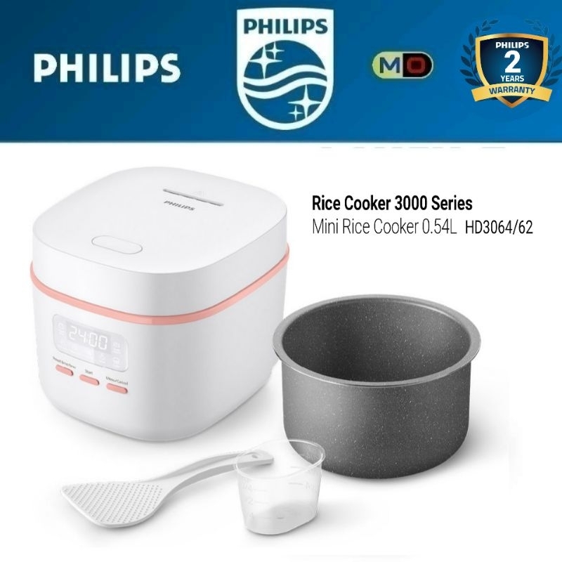 [ FREE SHIPPING ] Philips 3000 Series Digital Mini Rice Cooker (0.54L