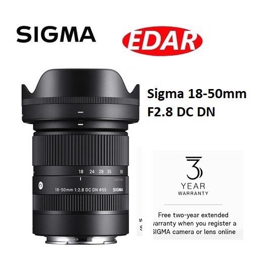 Sigma 1850mm f/2.8 DC DN Contemporary Lens For Sony a6400, a6500