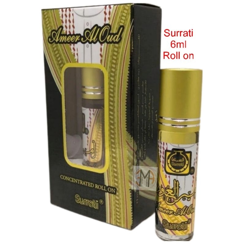 AMEER AL OUD 6ml Roll On perfume By Surrati Shopee Malaysia