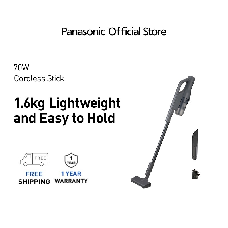 PANASONIC MCSBM LIGHTWEIGHT CORDLESS HANDHELD STICK VACUUM CLEANER MCSBM20HV47 Shopee Malaysia