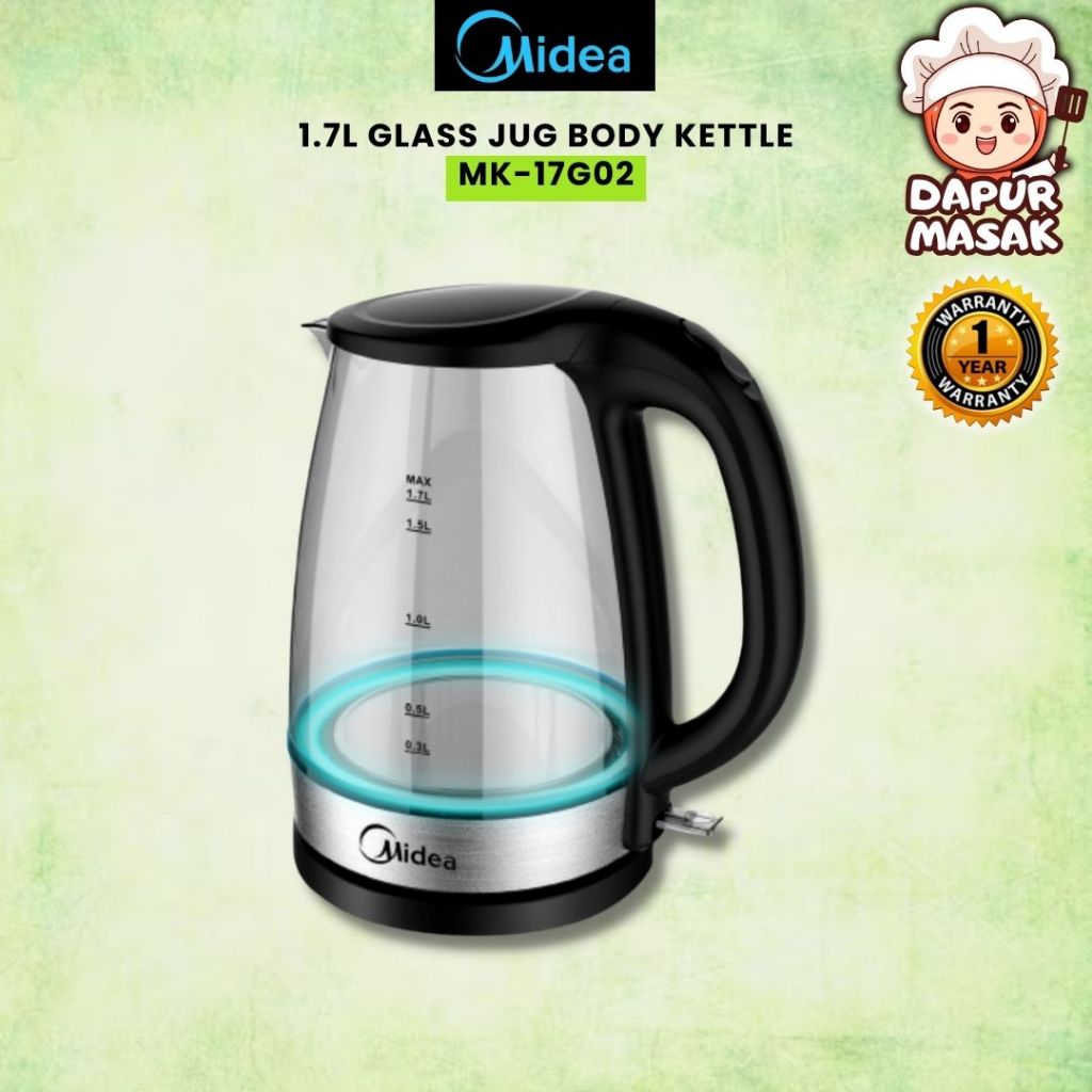 Dapur Masak Midea Electric Kettle MK-17PJ MK-15D MK-17G02 Jug
