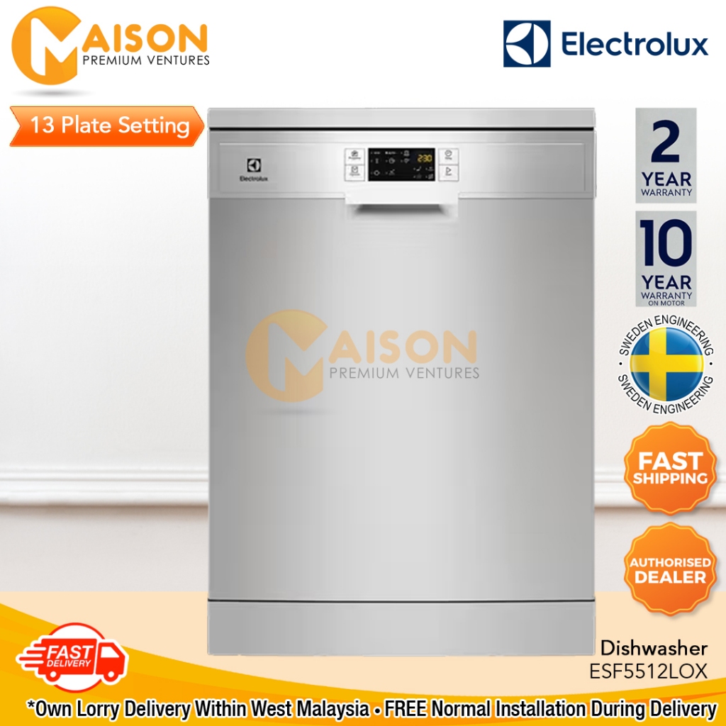 Electrolux Dishwasher ESF5512LOX Shopee Malaysia