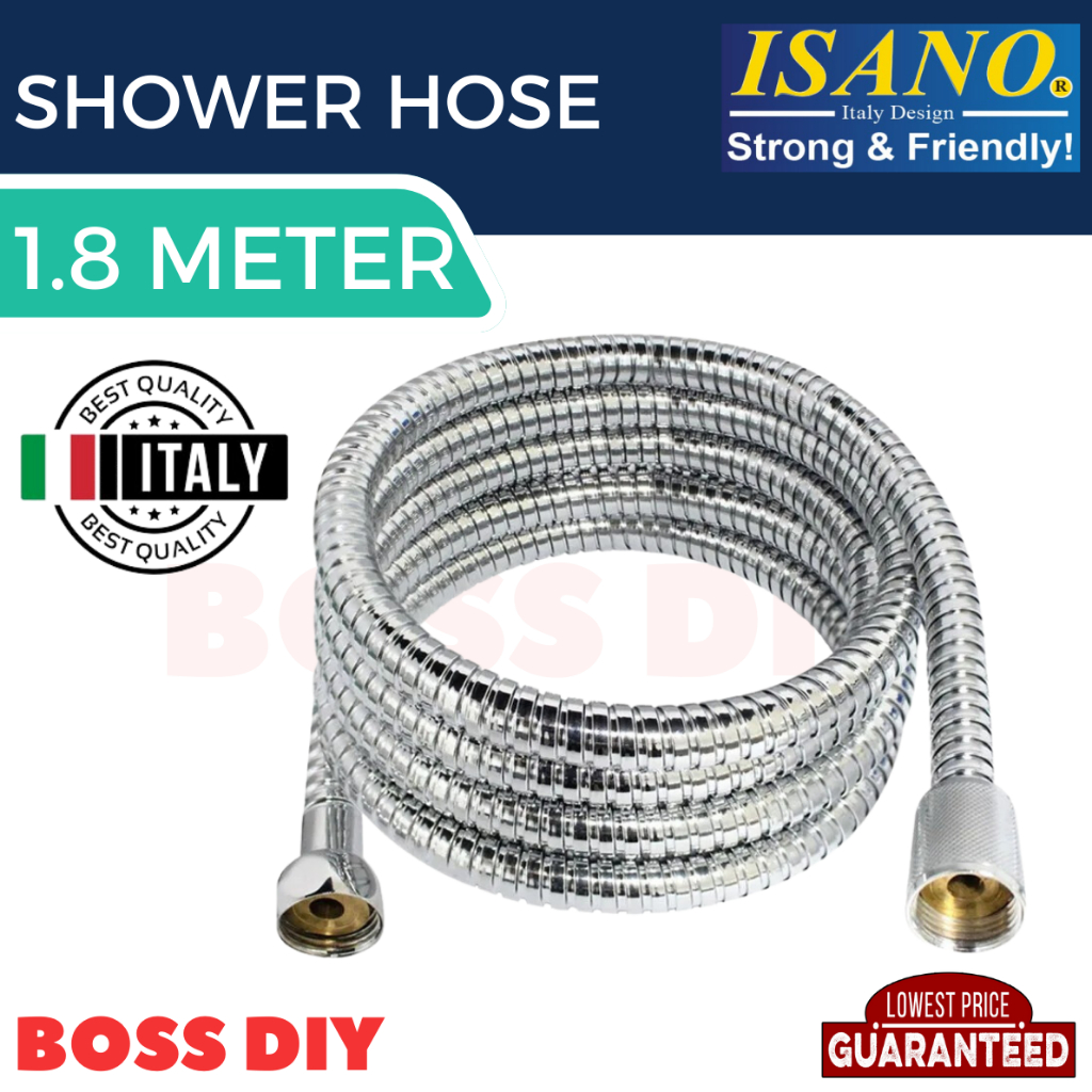 ISANO SUS 304 Stainless Steel Flexible Shower Hose Shower Flexible Hose ...