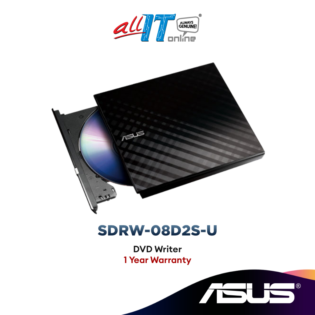 Asus Slim DVD Writer (External / Internal) (SDRW08D2SU) (DRW24D5MT
