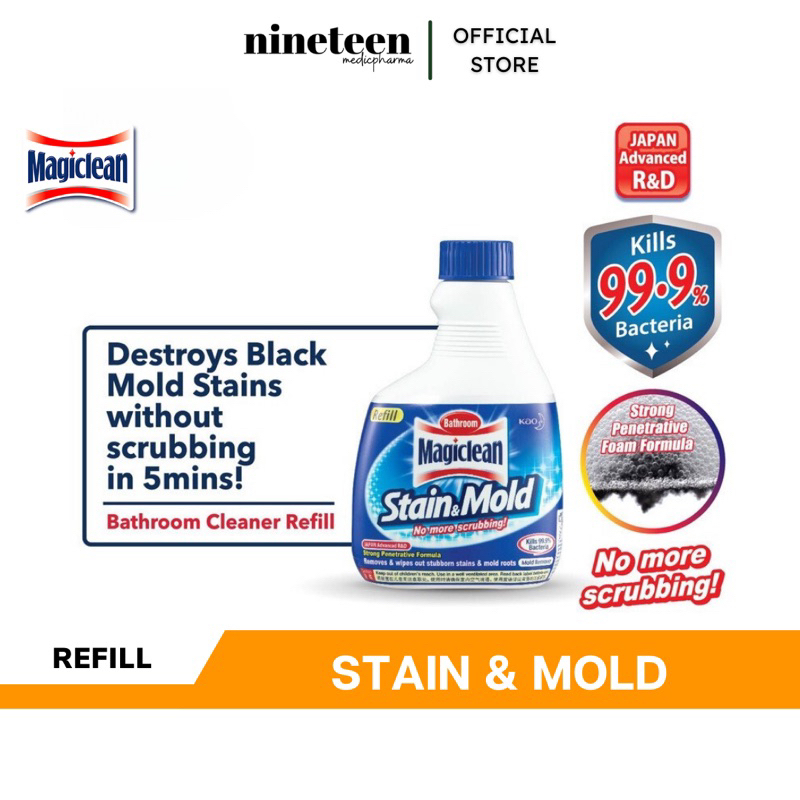 MAGICLEAN Stain & Mold Remover Refill Spray Toilet Cleaner (400ML