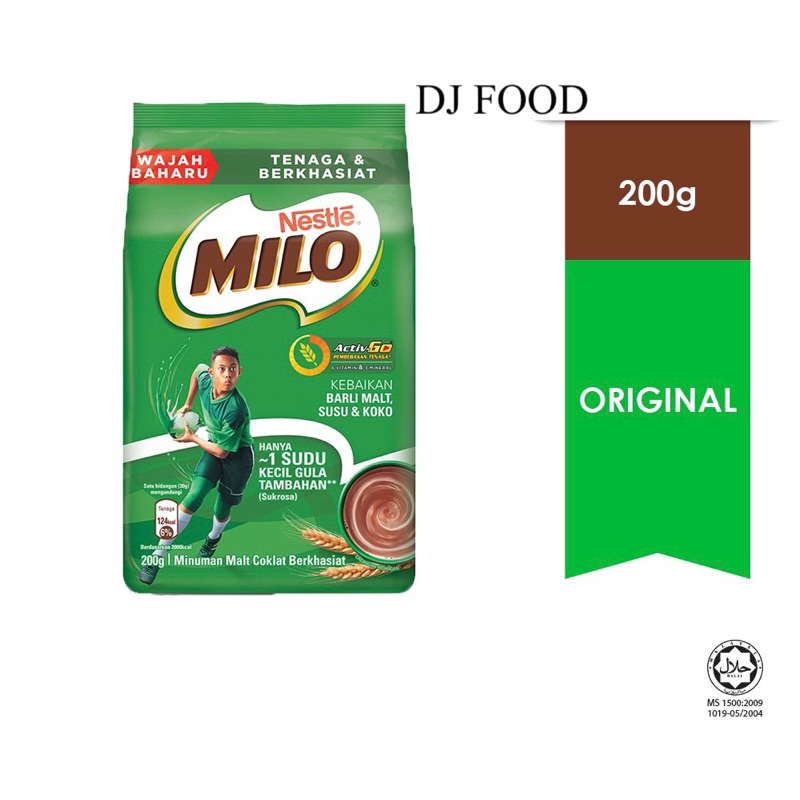(Unit) Milo 200g Powder Activ-Go Original | Shopee Malaysia