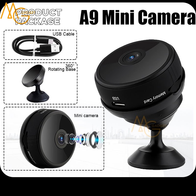 A9 Mini Wireless Camera WiFi 1080P HD Hidden Camera Infrared Night