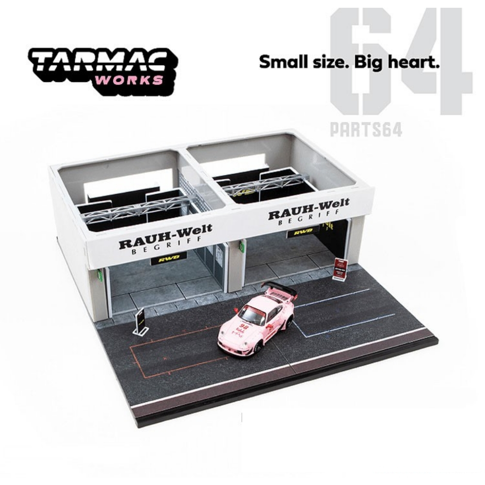ミニカー TARMAC Porsche911GT3R PIT GARAGE DIORAMA ミニカー TARMAC Porsche911GT3R PIT GARAGE DIORAMA Tarmac Works